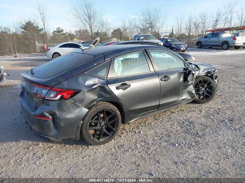 2025 HONDA CIVIC VIN: 19XFL2H86SE001252