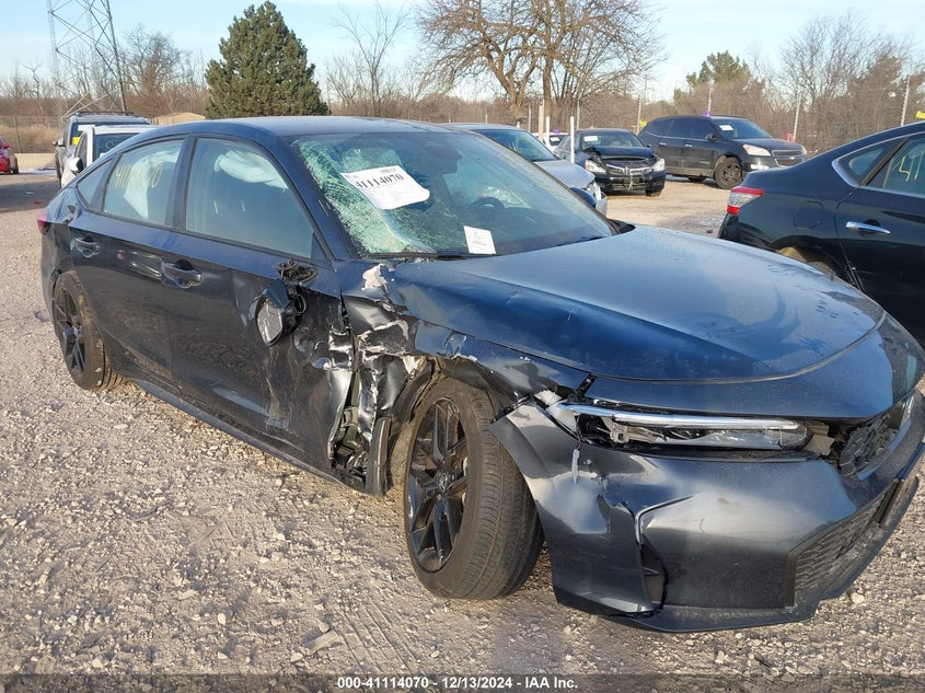 2025 HONDA CIVIC VIN: 19XFL2H86SE001252