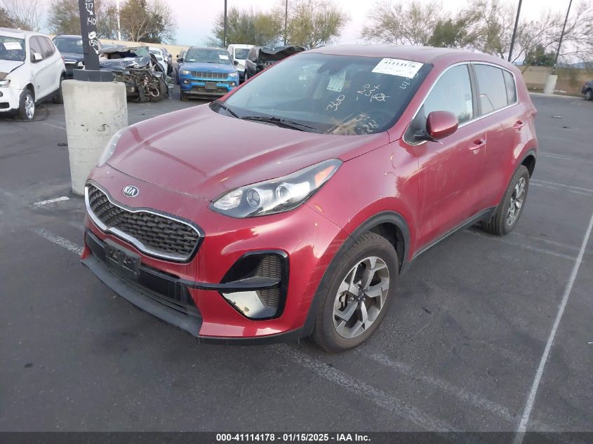 VIN KNDPM3AC0L7801374 2020 KIA Sportage, LX no.2