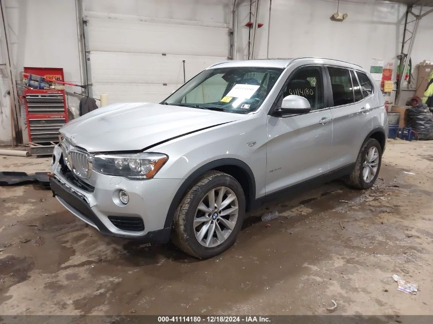 VIN 5UXWX9C59H0T13477 2017 BMW X3, Xdrive28I no.2