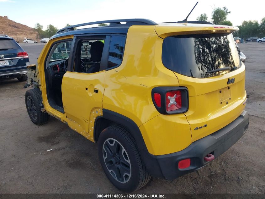 VIN ZACCJBCT7FPB92080 2015 Jeep Renegade, Trailhawk no.3