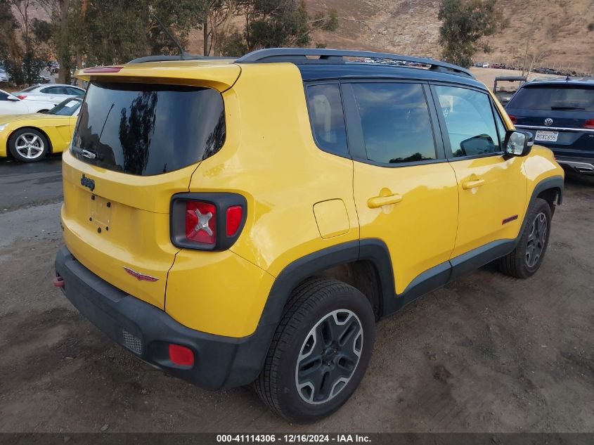 VIN ZACCJBCT7FPB92080 2015 Jeep Renegade, Trailhawk no.4