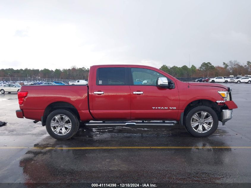 2018 Nissan Titan Sl VIN: 1N6AA1E59JN510621 Lot: 41114398