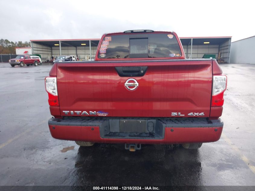 2018 Nissan Titan Sl VIN: 1N6AA1E59JN510621 Lot: 41114398