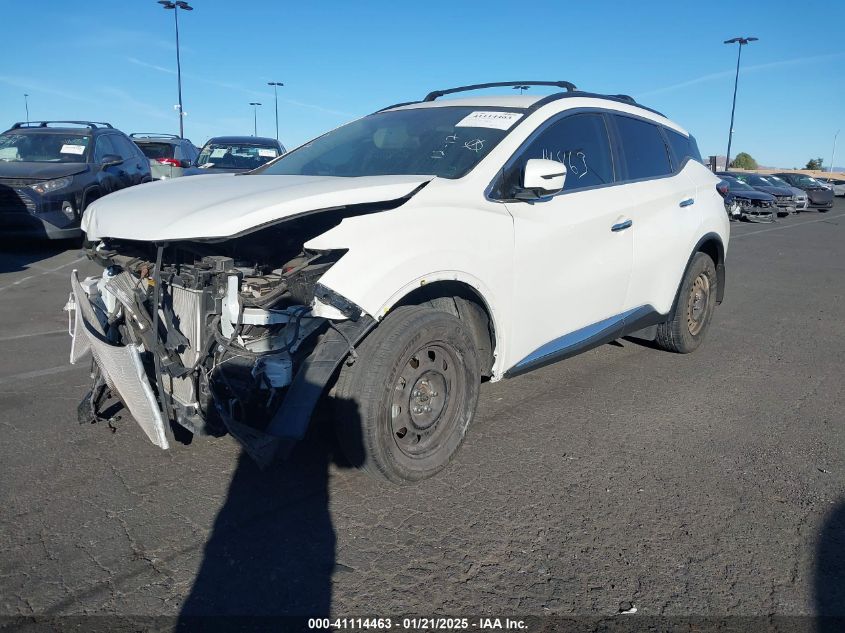 VIN 5N1AZ2MJ7KN132165 2019 Nissan Murano, SV no.2