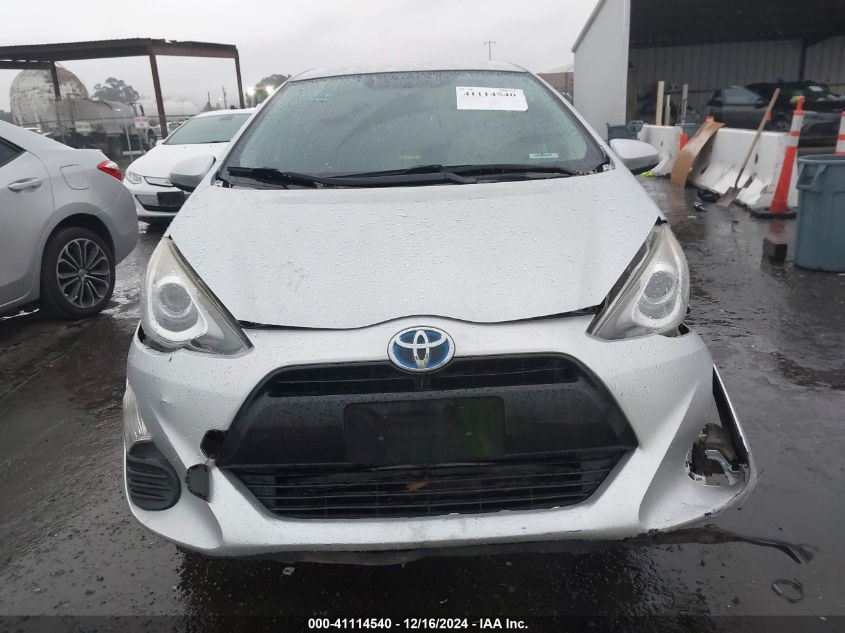 2016 Toyota Prius C Two VIN: JTDKDTB3XG1122309 Lot: 41114540