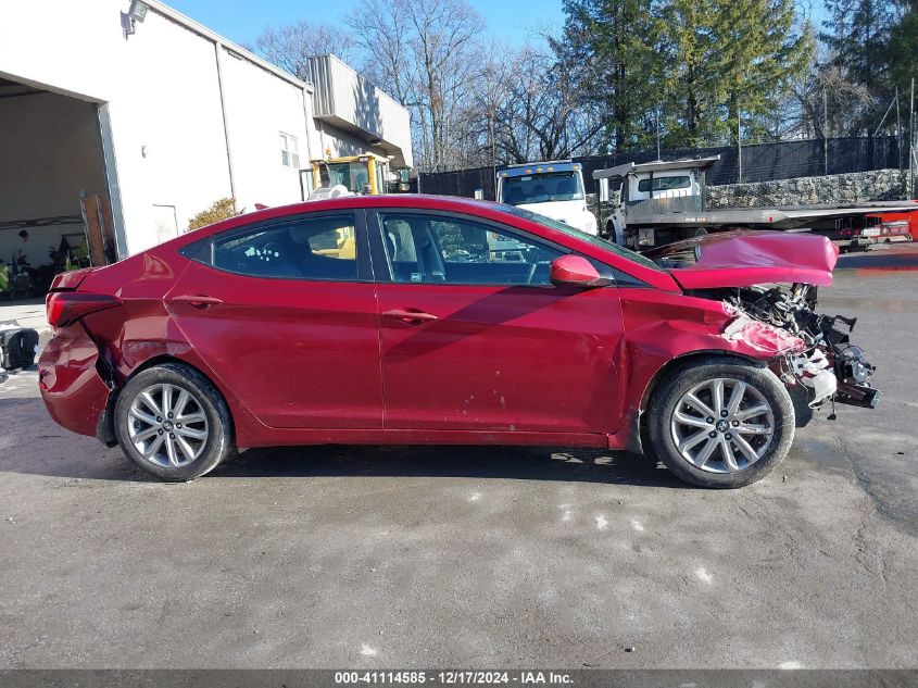 VIN 5NPDH4AE0FH585038 2015 HYUNDAI ELANTRA no.14