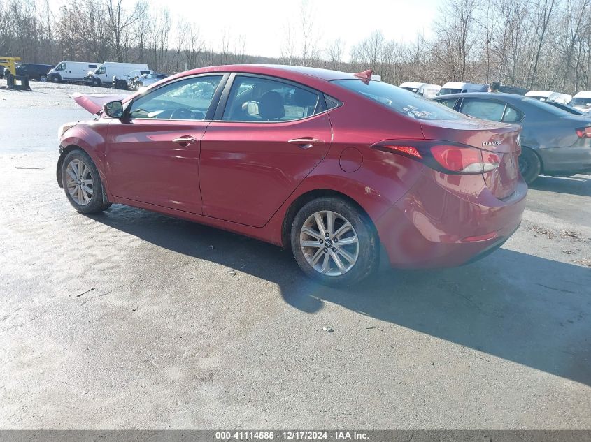 VIN 5NPDH4AE0FH585038 2015 HYUNDAI ELANTRA no.3