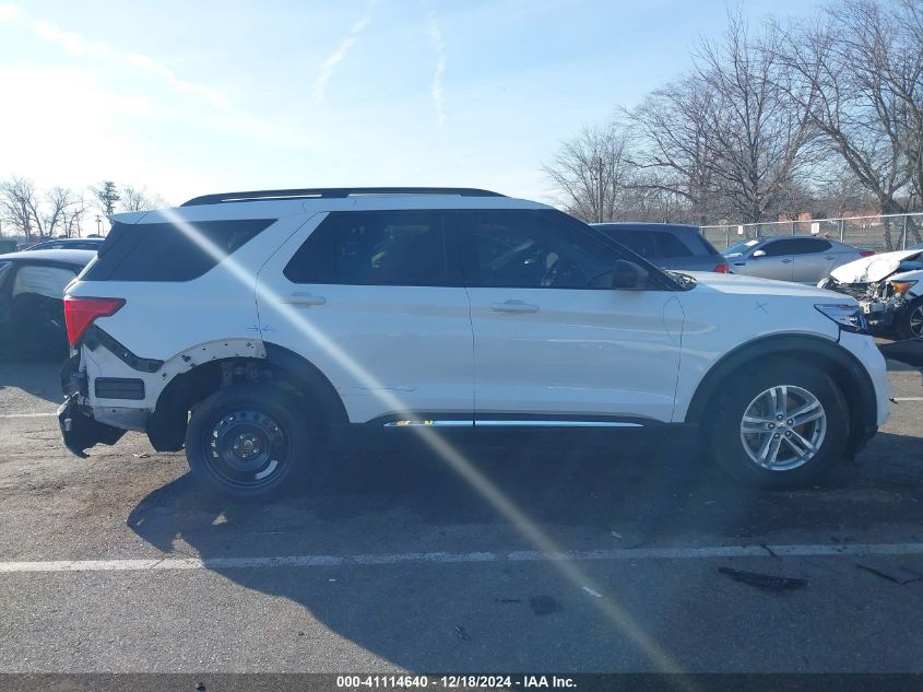 2022 Ford Explorer Xlt VIN: 1FMSK8DH2NGA52242 Lot: 41114640