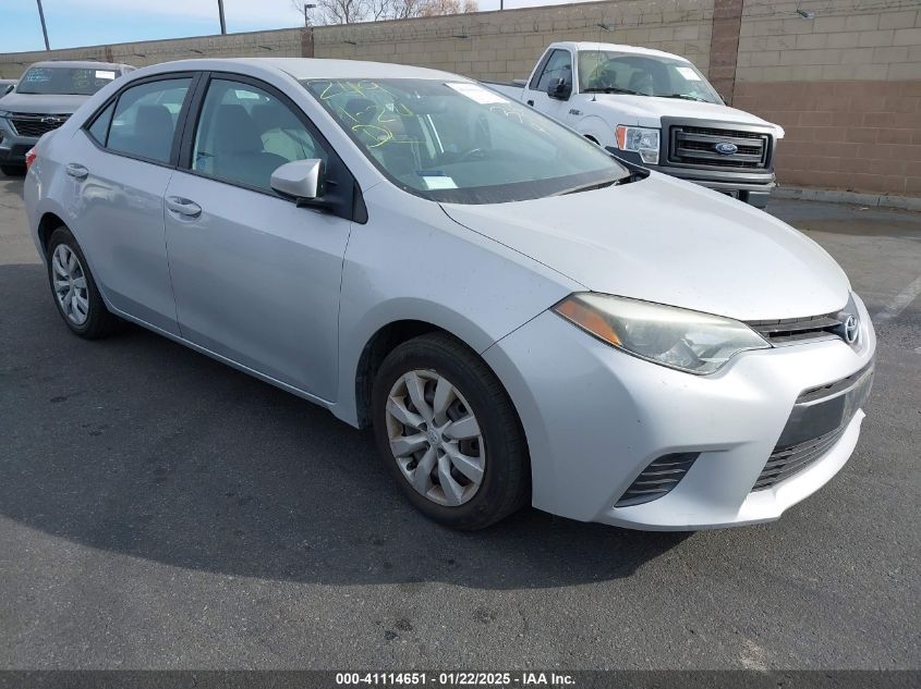 VIN 2T1BURHE6GC585099 2016 Toyota Corolla, LE no.1