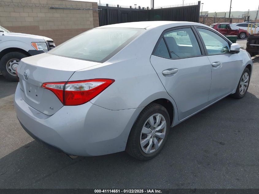 VIN 2T1BURHE6GC585099 2016 Toyota Corolla, LE no.4