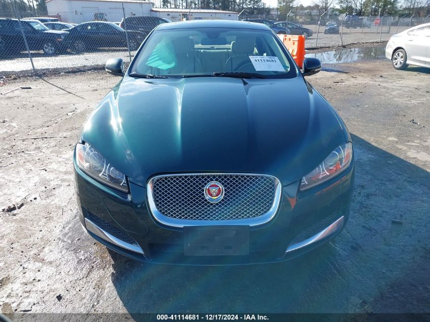 VIN SAJWJ0EF3E8U12735 2014 Jaguar XF, V6 Sc no.12