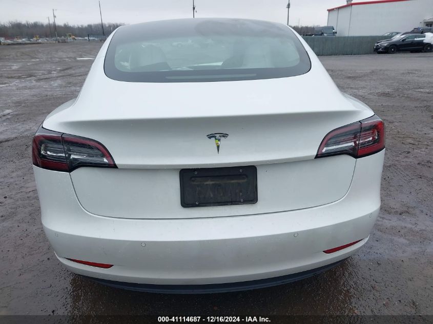 2021 Tesla Model 3 Standard Range Plus Rear-Wheel Drive VIN: 5YJ3E1EA2MF098591 Lot: 41114687