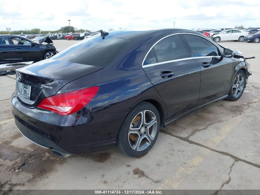 VIN WDDSJ4GB8EN141225 2014 Mercedes-Benz CLA 250, 4... no.4