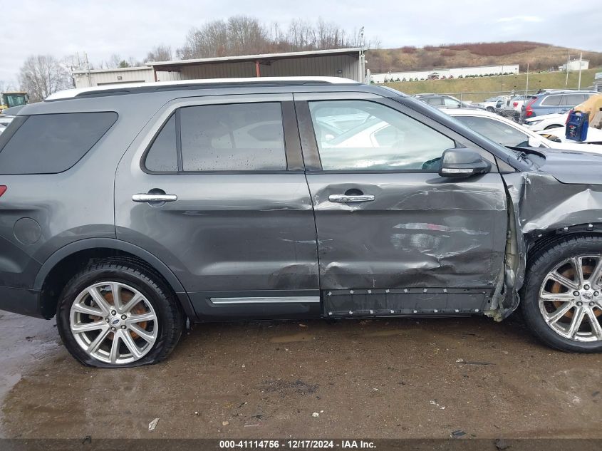 2016 Ford Explorer Limited VIN: 1FM5K8F88GGC50241 Lot: 41114756