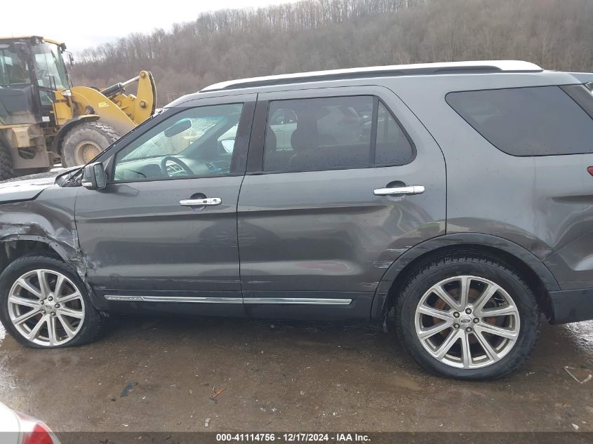 2016 Ford Explorer Limited VIN: 1FM5K8F88GGC50241 Lot: 41114756