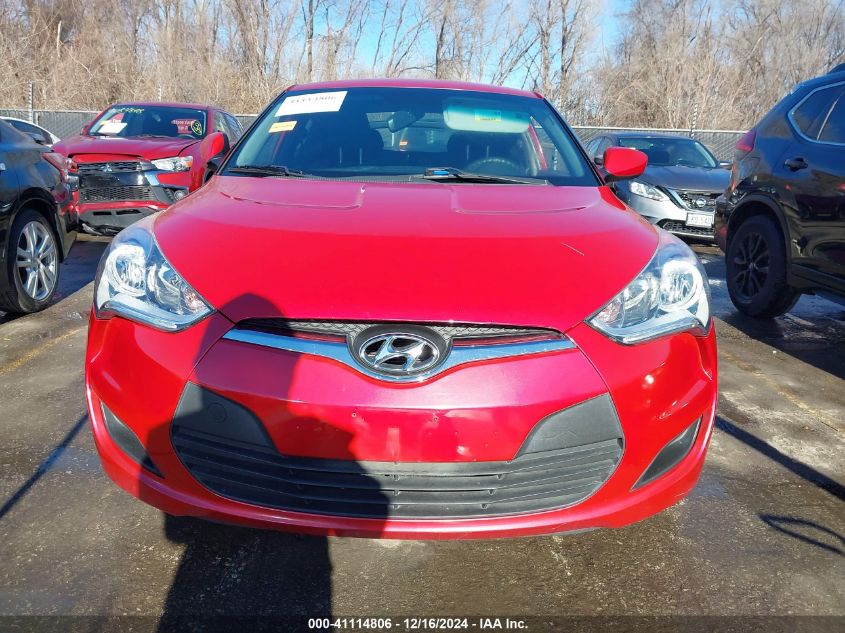 2016 Hyundai Veloster VIN: KMHTC6AD1GU260219 Lot: 41114806