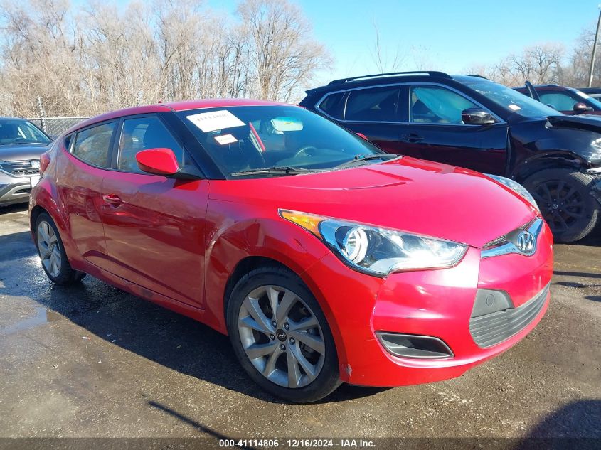 2016 Hyundai Veloster VIN: KMHTC6AD1GU260219 Lot: 41114806