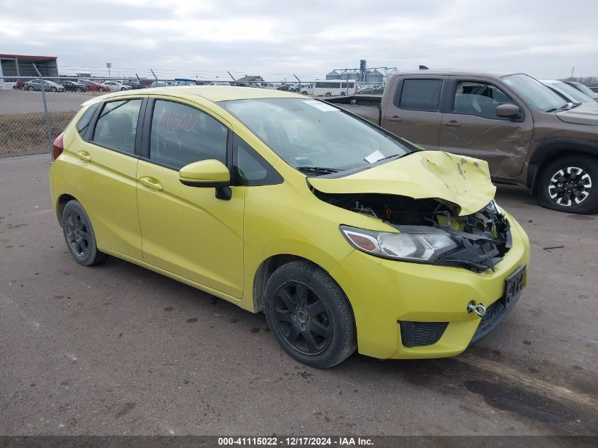 VIN JHMGK5H58GS010942 2016 Honda Fit, LX no.1