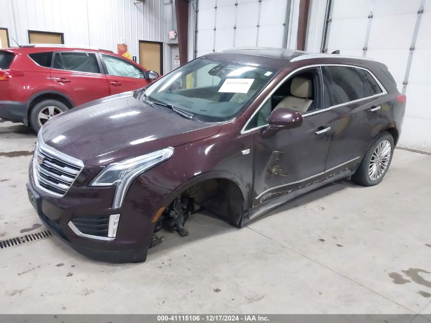 VIN 1GYKNFRS4JZ145258 2018 CADILLAC XT5 no.2