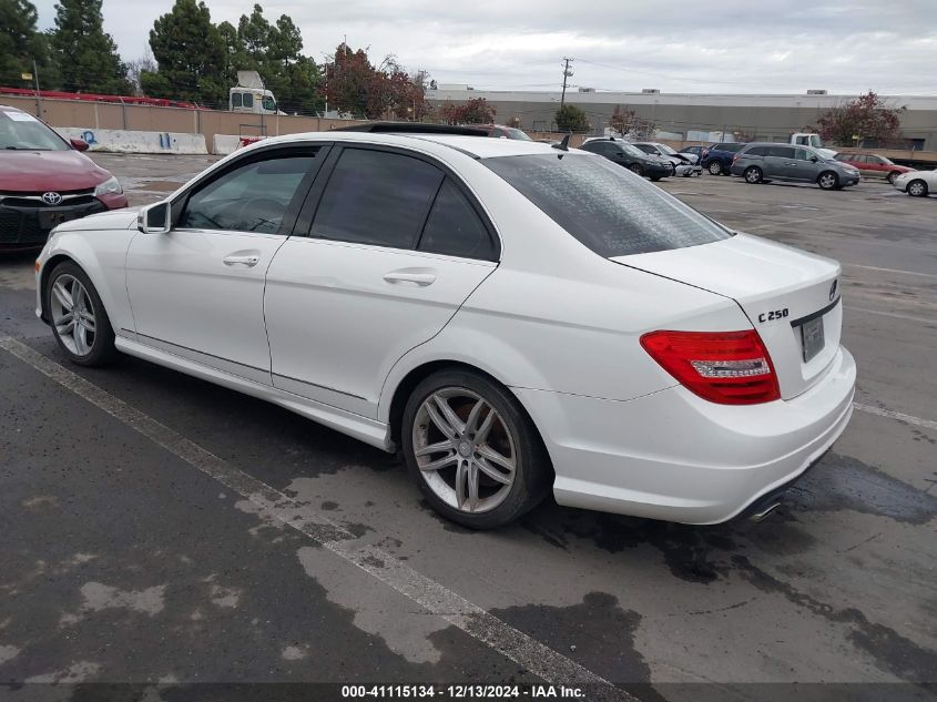 VIN WDDGF4HBXEA961366 2014 Mercedes-Benz C 250, Lux... no.3