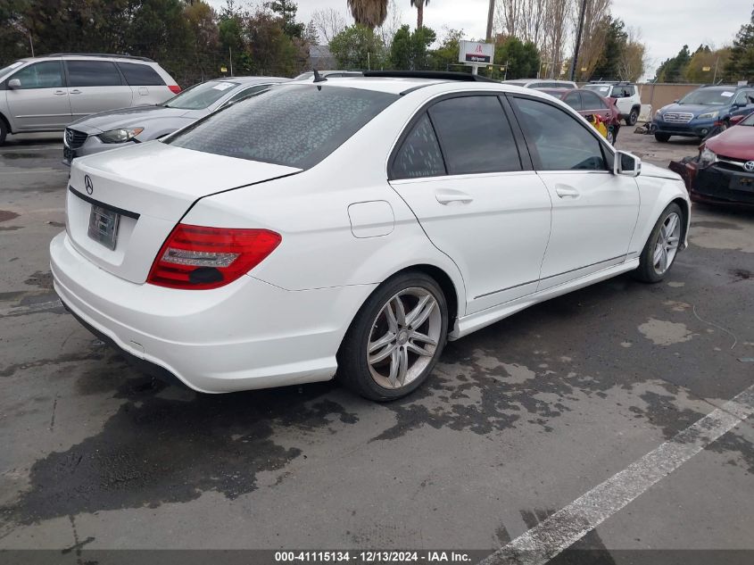 VIN WDDGF4HBXEA961366 2014 Mercedes-Benz C 250, Lux... no.4