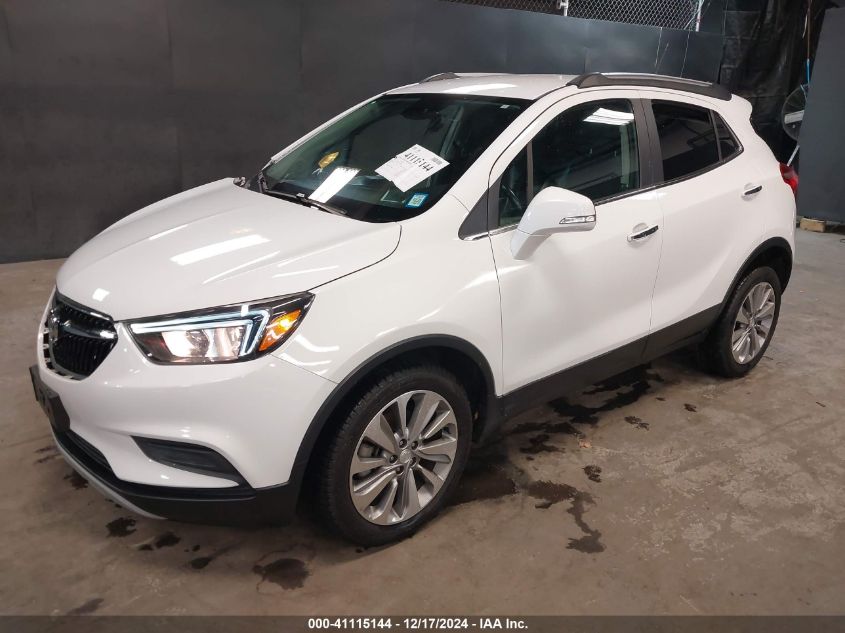 VIN KL4CJESB9KB702826 2019 Buick Encore, Awd Preferred no.2