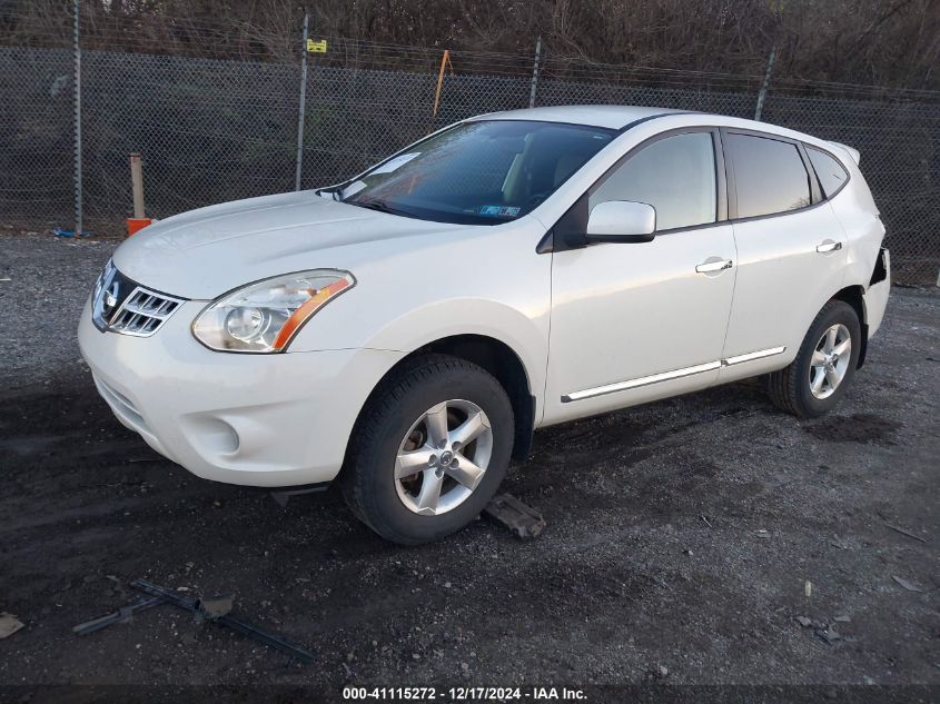 VIN JN8AS5MV1DW103484 2013 Nissan Rogue, S no.2