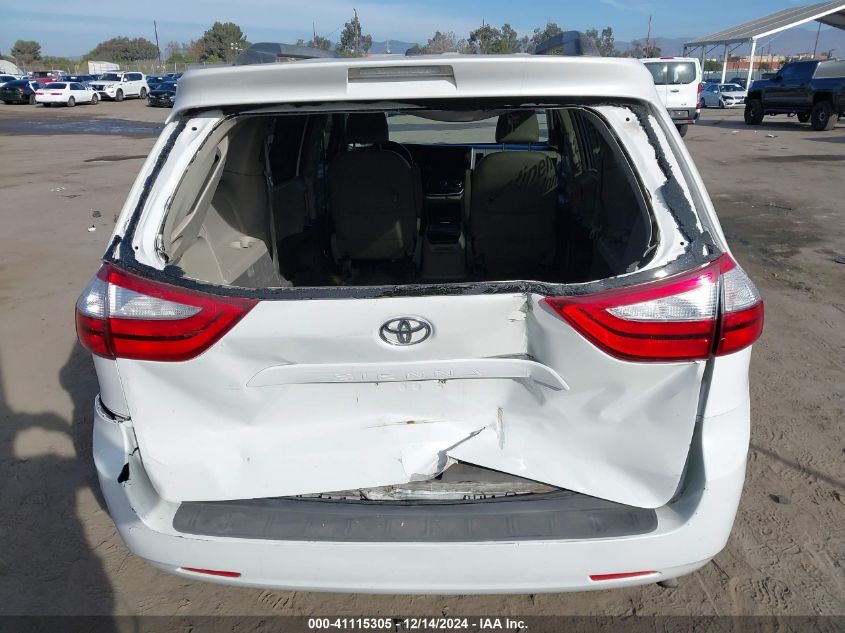 VIN 5TDYK3DC3FS670537 2015 TOYOTA SIENNA no.16