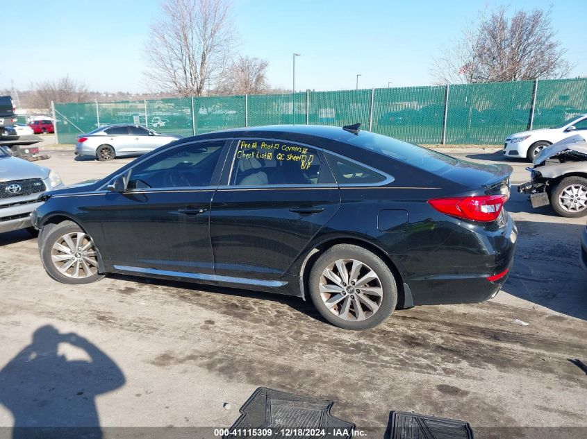 VIN 5NPE34AFXGH292390 2016 Hyundai Sonata, Sport no.14