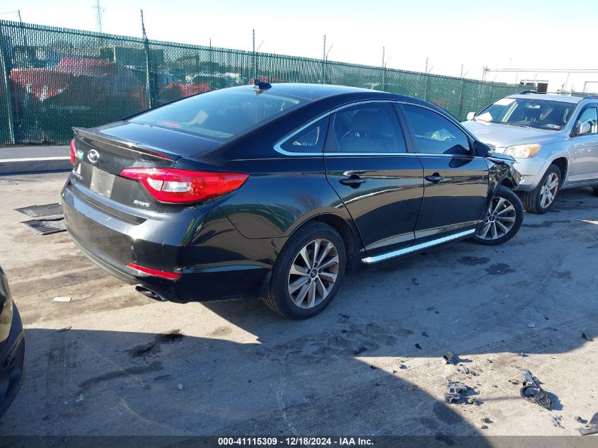 VIN 5NPE34AFXGH292390 2016 Hyundai Sonata, Sport no.4