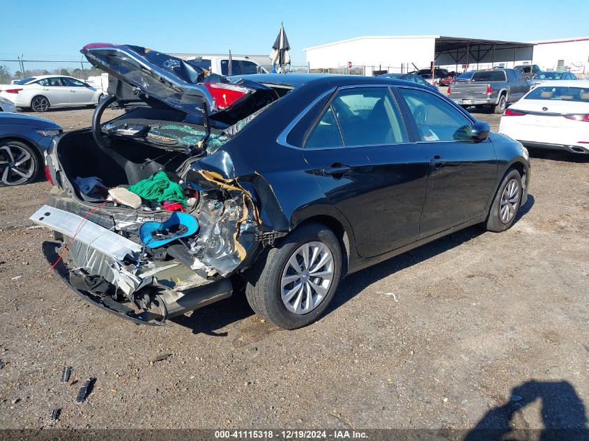 VIN 4T4BF1FK4FR489804 2015 Toyota Camry, LE no.4