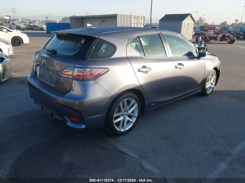 VIN JTHKD5BH2F2221706 2015 LEXUS CT 200H no.4