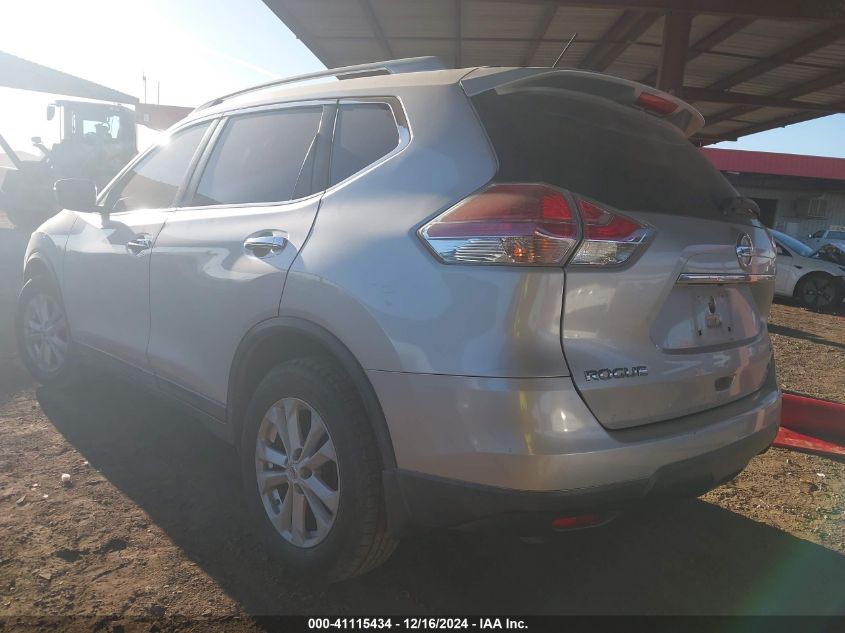 VIN 5N1AT2MT3EC800692 2014 Nissan Rogue, SV no.3