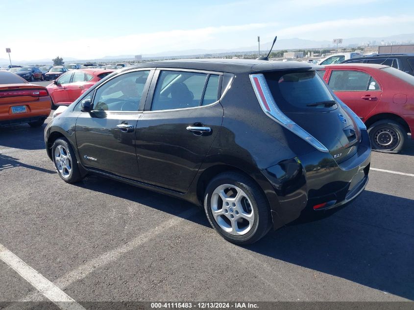 VIN 1N4AZ0CP5EC335074 2014 Nissan Leaf, SV no.3