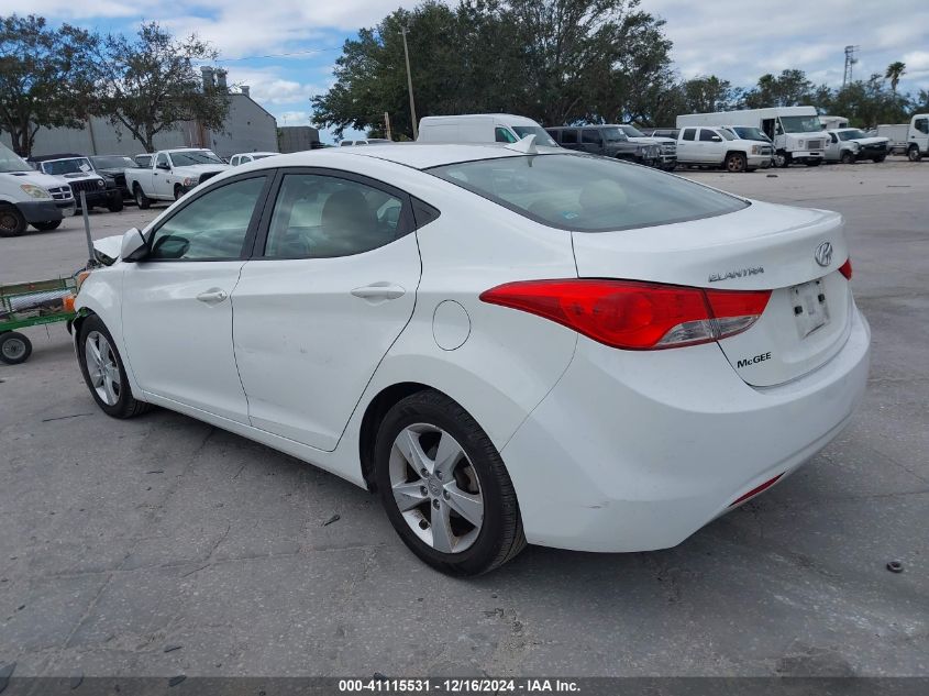 VIN 5NPDH4AE7DH268208 2013 Hyundai Elantra, Gls no.3