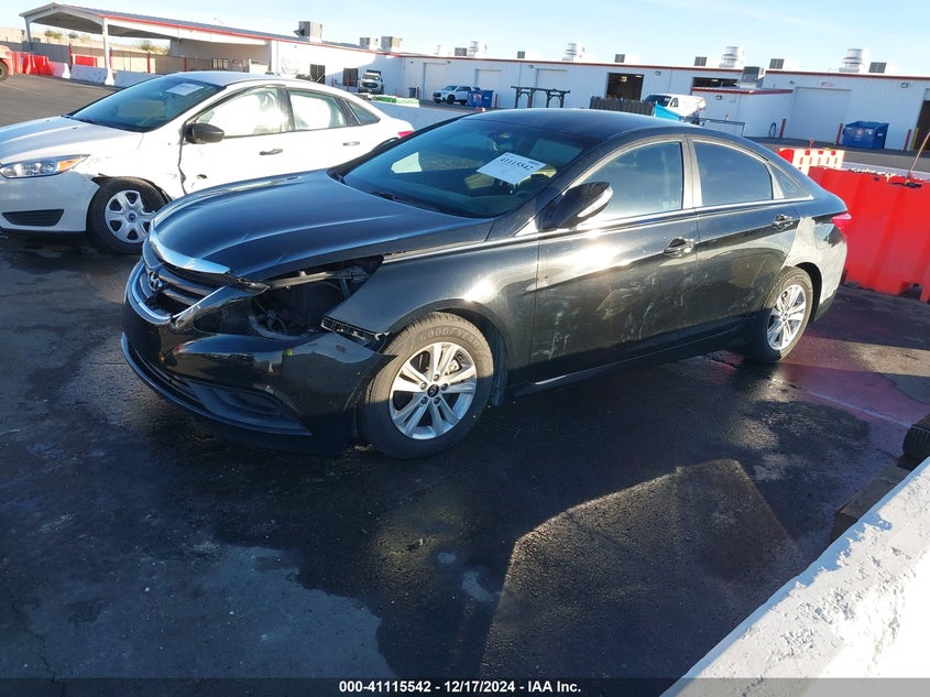 2014 HYUNDAI SONATA VIN: 5NPEB4AC8EH870783