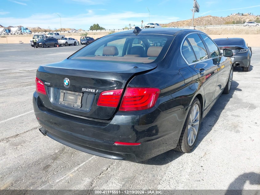2013 BMW 528I VIN: WBAXH5C57DD107375