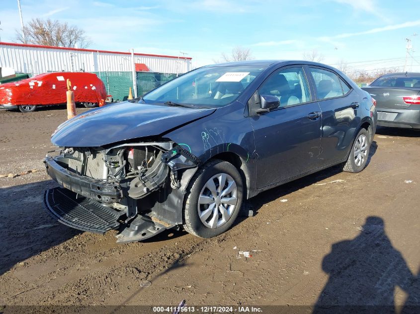 VIN 2T1BURHE4FC358444 2015 Toyota Corolla, LE no.2