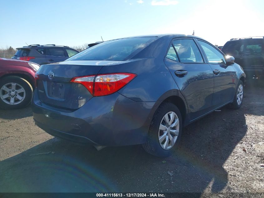 VIN 2T1BURHE4FC358444 2015 Toyota Corolla, LE no.4