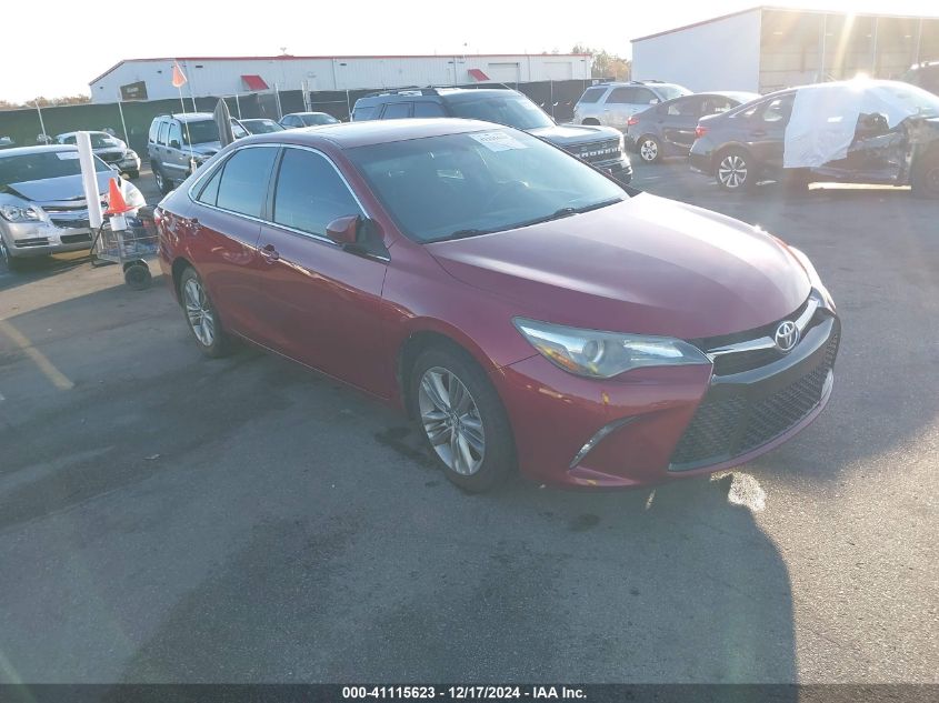 VIN 4T1BF1FKXFU955598 2015 Toyota Camry, SE no.1