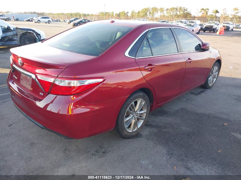 VIN 4T1BF1FKXFU955598 2015 Toyota Camry, SE no.4