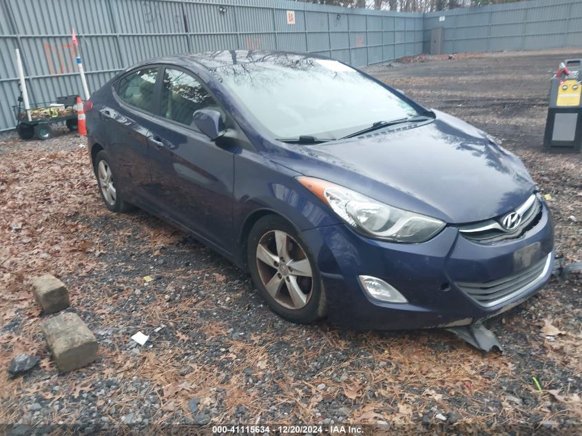 VIN 5NPDH4AEXDH450789 2013 Hyundai Elantra, Gls no.1