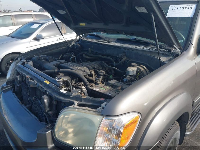 2005 Toyota Sequoia Sr5 V8 VIN: 5TDZT34A85S244972 Lot: 41115745