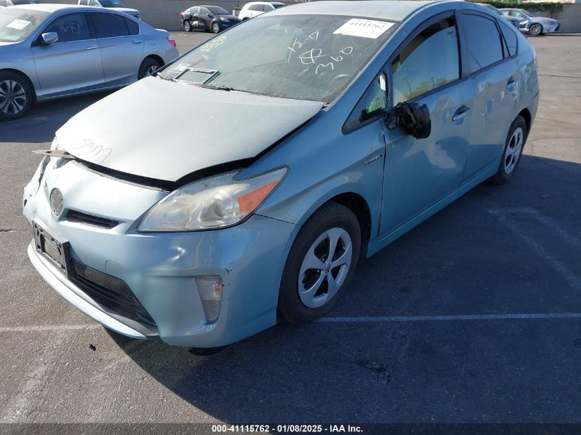 VIN JTDKN3DU2F1983856 2015 Toyota Prius, Four no.2