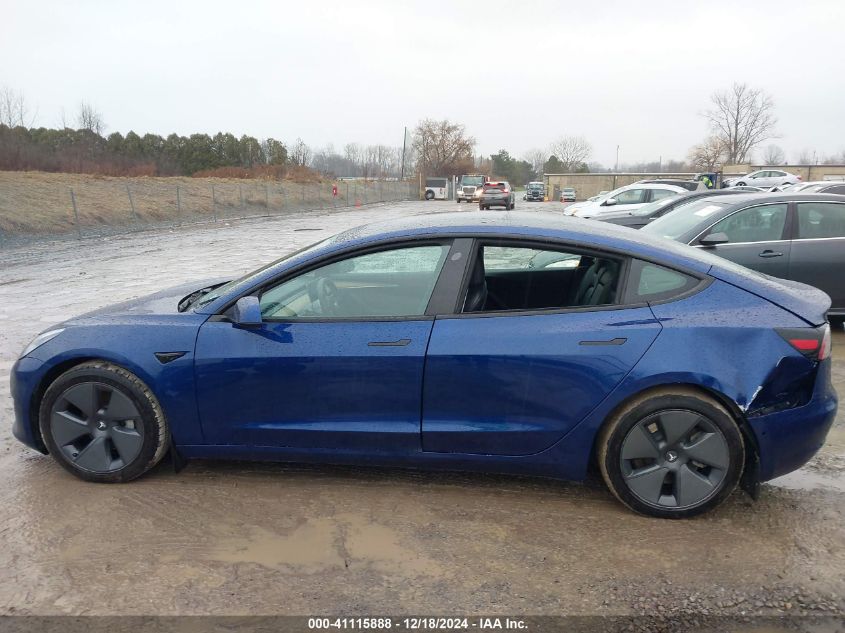 2022 Tesla Model 3 Rear-Wheel Drive VIN: 5YJ3E1EA8NF189964 Lot: 41115888