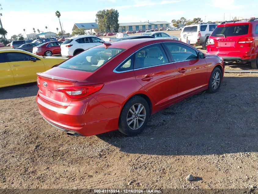 VIN 5NPE24AF9HH506631 2017 Hyundai Sonata no.4