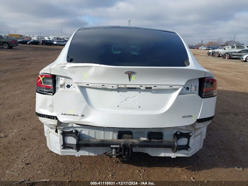 2018 Tesla Model X 100D/75D/P100D VIN: 5YJXCDE25JF142810 Lot: 41115931