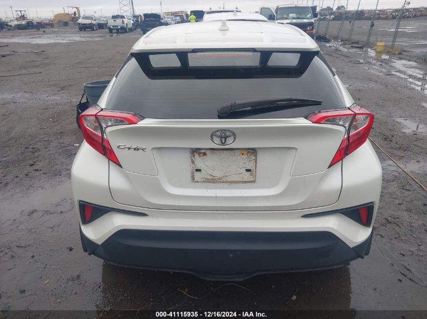 VIN JTNKHMBX2M1110644 2021 TOYOTA C-HR LE