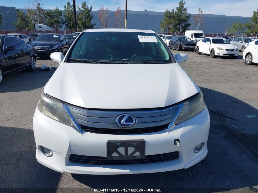 2010 Lexus Hs 250H Base (Ecvt) VIN: JTHBB1BAXA2007802 Lot: 41116016